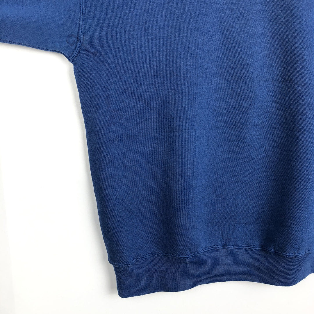 Vintage 80s-90'S Jerzees sweatshirt, made in the USA, size L, men's cotton blue type Vintage Second Hand