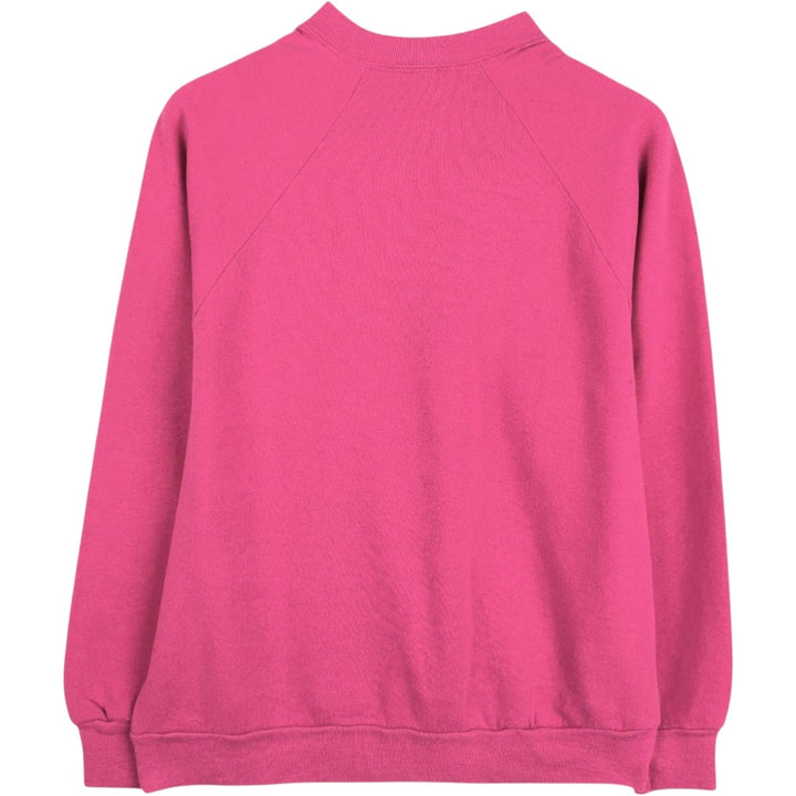 70s-80'S Jerzees by Russel Printed Sweatshirt, Made in USA, Men's Size L (approx.), Vintage polyester pink type Vintage Second Hand