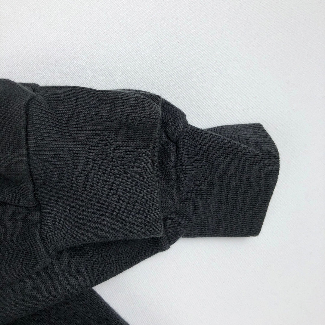 70'S Sportswear Printed Sweatshirt, Made in USA, Women's Size M (Equivalent), Vintage acrylic black type Vintage Second Hand