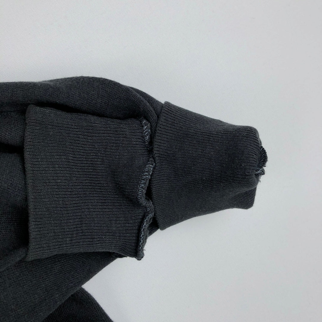 70'S Sportswear Printed Sweatshirt, Made in USA, Women's Size M (Equivalent), Vintage acrylic black type Vintage Second Hand