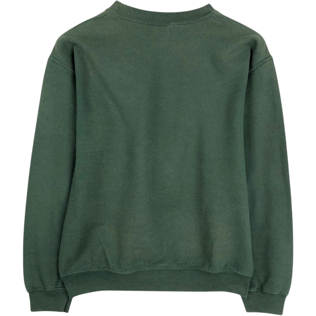 Gildan sweatshirt, men's size S (equivalent) cotton Green type dark green Vintage Second Hand