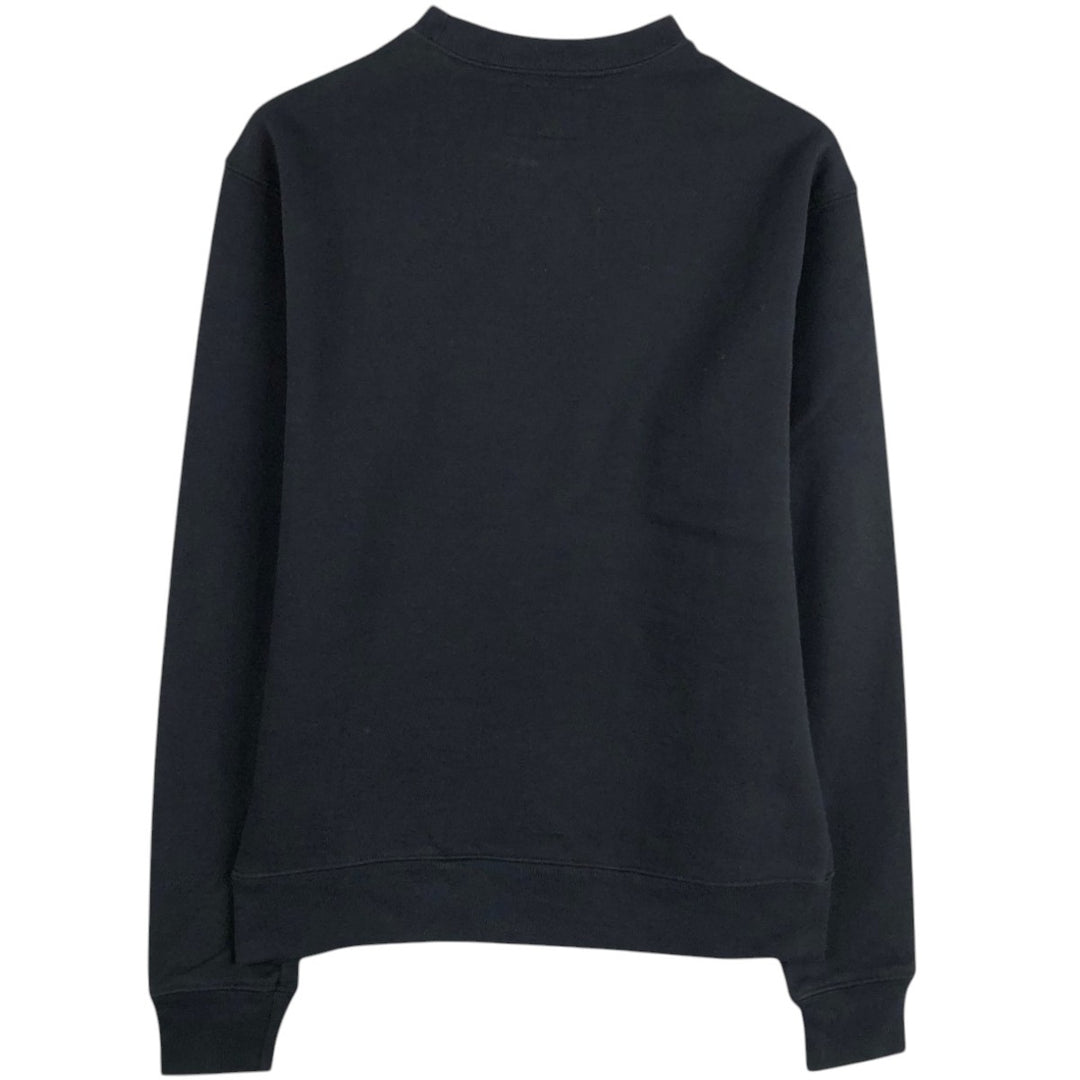 VOLUNTEER Printed Sweatshirt, Made in USA, Men's Size S (approx.) cotton black type Vintage Second Hand