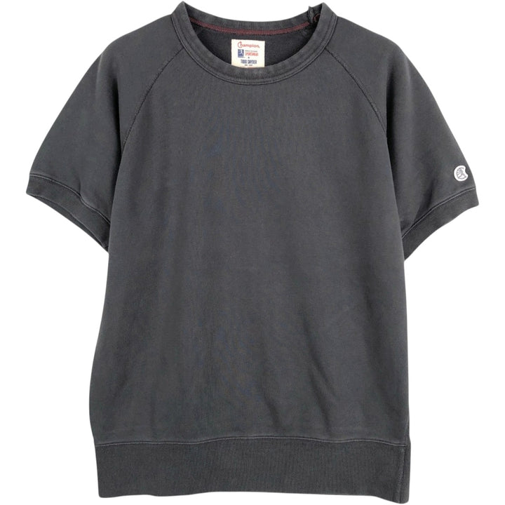 Champion TODD SNYDER short-sleeved sweatshirt, men's size M (approx.) cotton Charcoal Vintage Second Hand