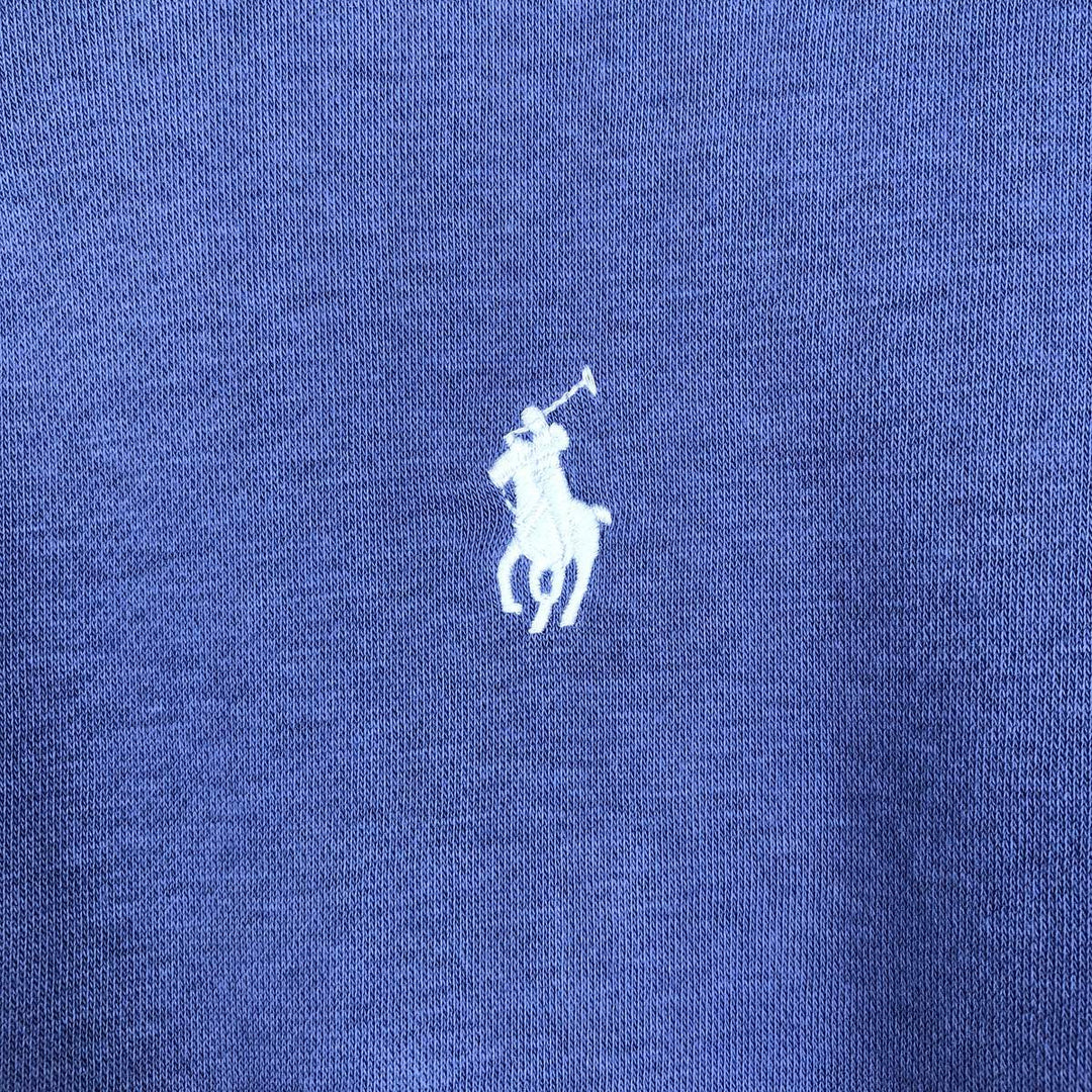Ralph Lauren POLO RALPH LAUREN One-point logo sweatshirt, women's size XS (approx.) cotton blue type Vintage Second Hand