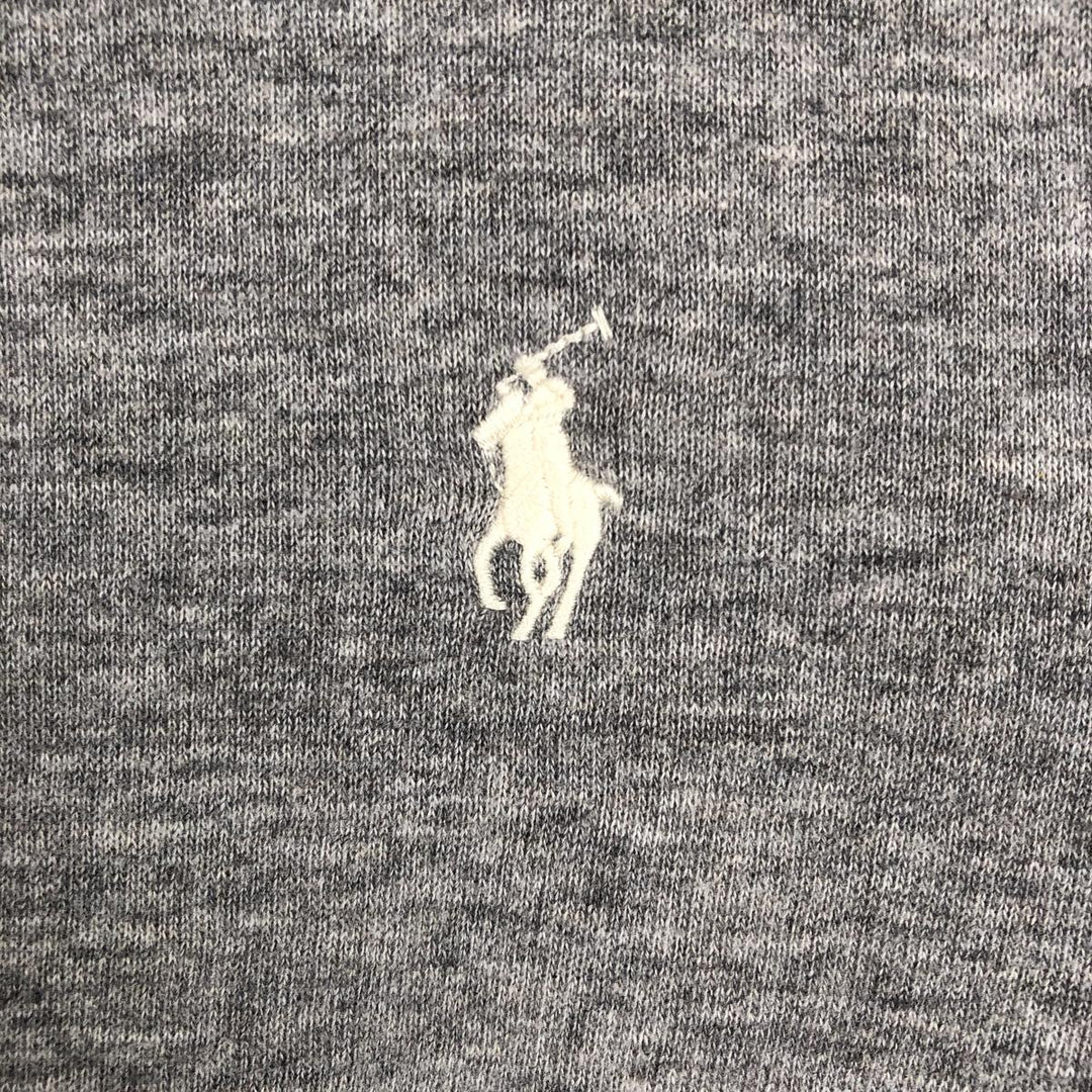 Ralph Lauren POLO RALPH LAUREN One-point logo sweatshirt, women's M size cotton gray type Vintage Second Hand