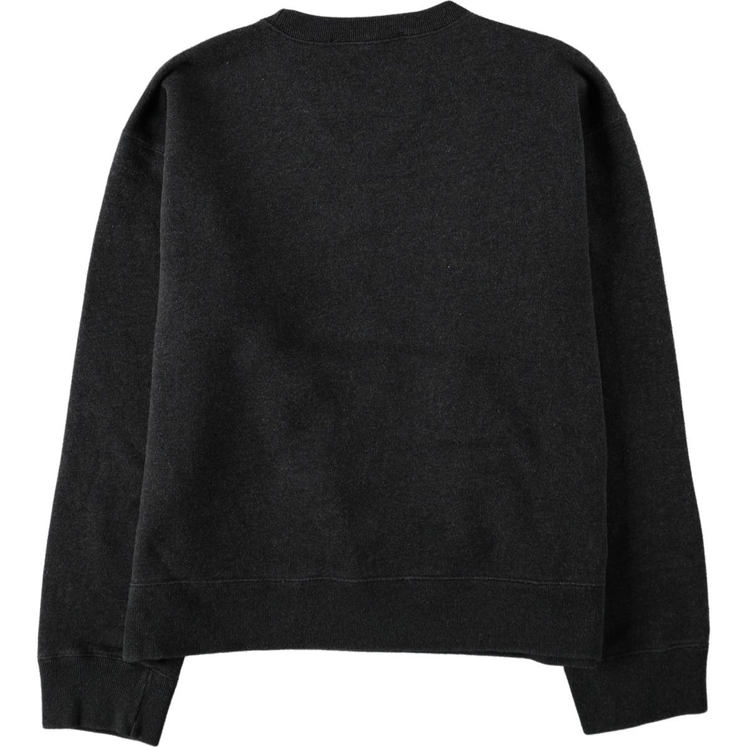 Ralph Lauren RALPH LAUREN SPORT One-Point Logo Sweatshirt (Women's Size L) unclear Charcoal Vintage Second Hand
