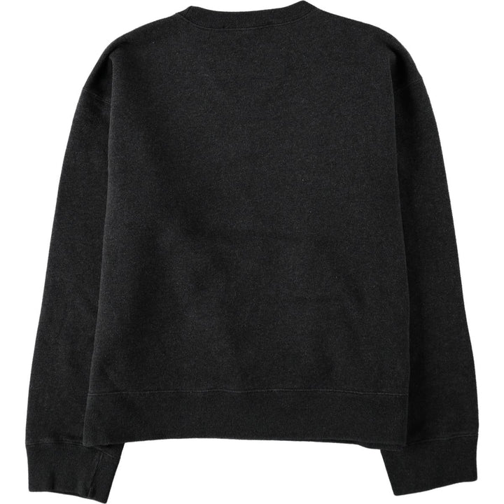 Ralph Lauren RALPH LAUREN SPORT One-Point Logo Sweatshirt (Women's Size L) unclear Charcoal Vintage Second Hand