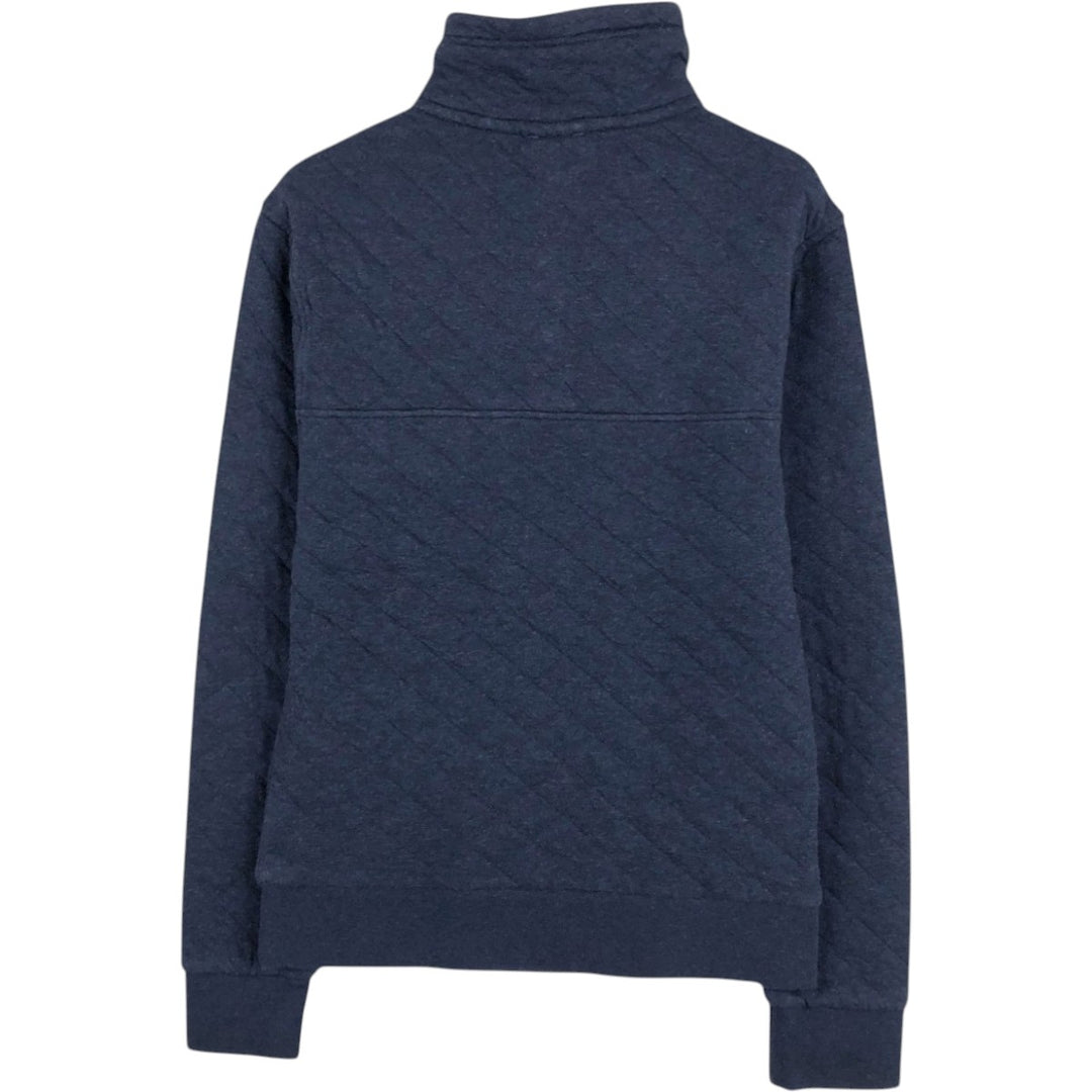 Patagonia Organic Cotton Quilted Snap-T 25371SP20 Half-Snap Sweatshirt (Men's XXS equivalent) cotton navy blue type Vintage Second Hand