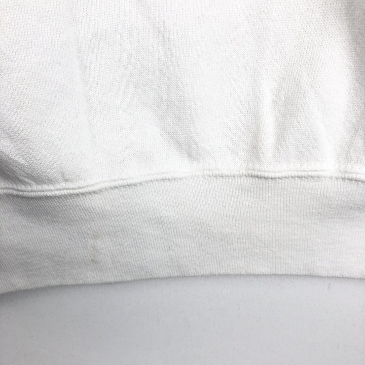 Lee printed sweatshirt, made in the USA, women's size XL equivalent. cotton white type Vintage Second Hand