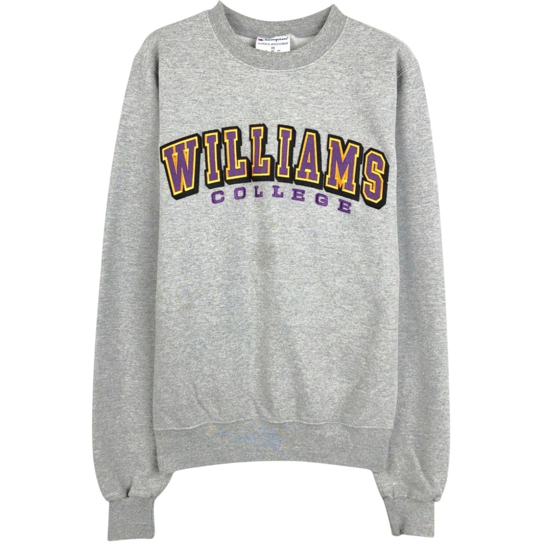 Champion Authentic Athletic Wear College Sweatshirt, Men's Size XS (approx.) cotton gray type Vintage Second Hand
