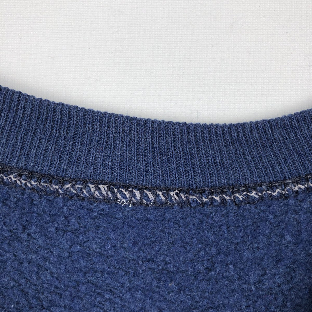 College sweatshirt, women's size M (approx.), vintage. unclear navy blue type Vintage Second Hand