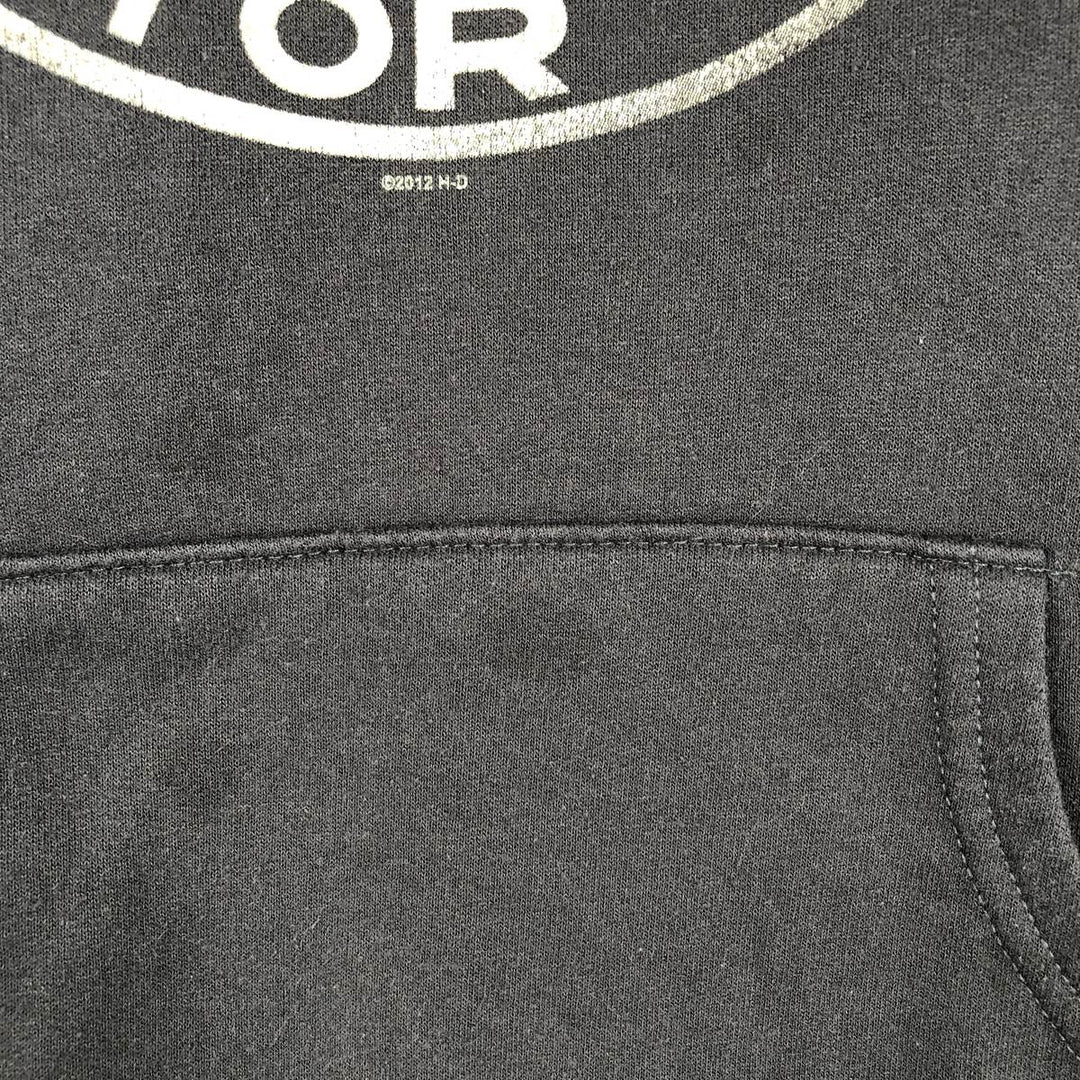 Harley-Davidson Advertising Sweatshirt Pullover Hoodie, Women's Size M (approx.) cotton black type Vintage Second Hand