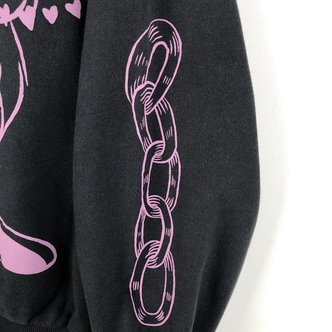 LOONEY TUNES Laura Bunny Character Sweatshirt Pullover Hoodie (Women's Size S) cotton black type Vintage Second Hand