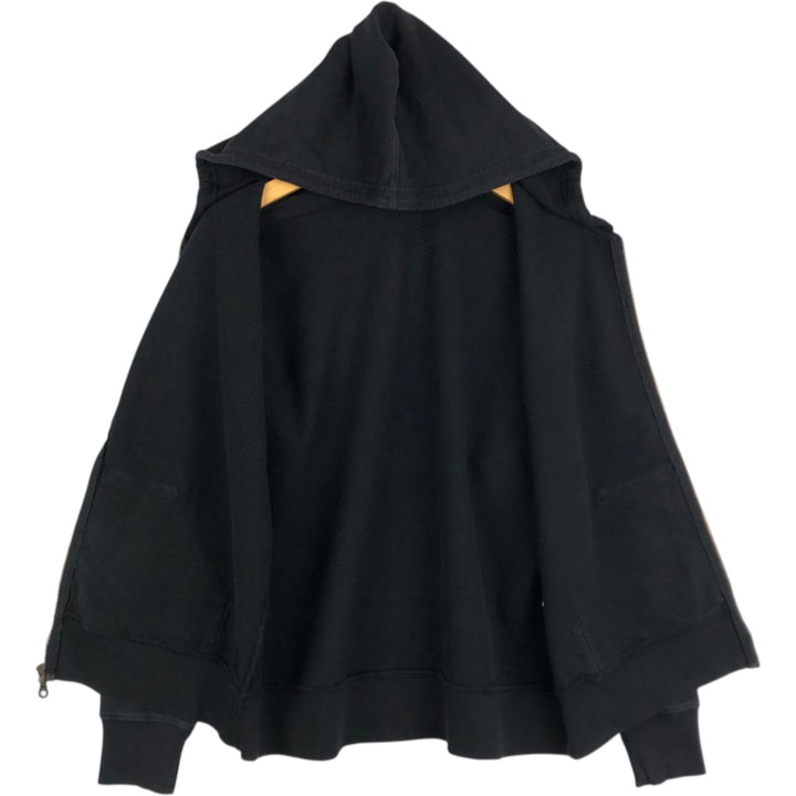 Eddie Bauer full-zip sweatshirt, women's size L (approx.) cotton black type Vintage Second Hand