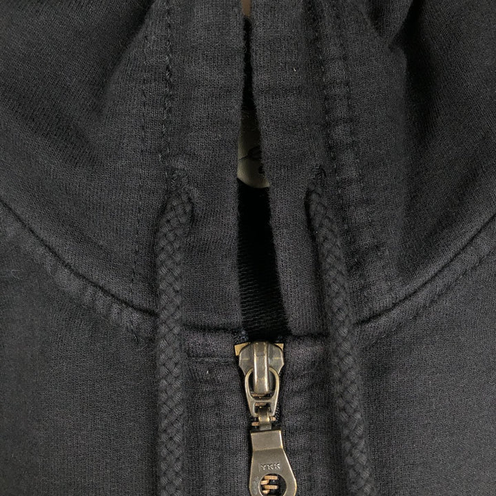 Eddie Bauer full-zip sweatshirt, women's size L (approx.) cotton black type Vintage Second Hand
