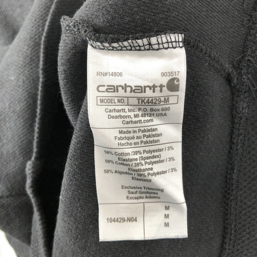 Carhartt Relaxed Fit Henley Neck Thermal Long Tee, Honeycomb, Men's Size M cotton black type Vintage Second Hand