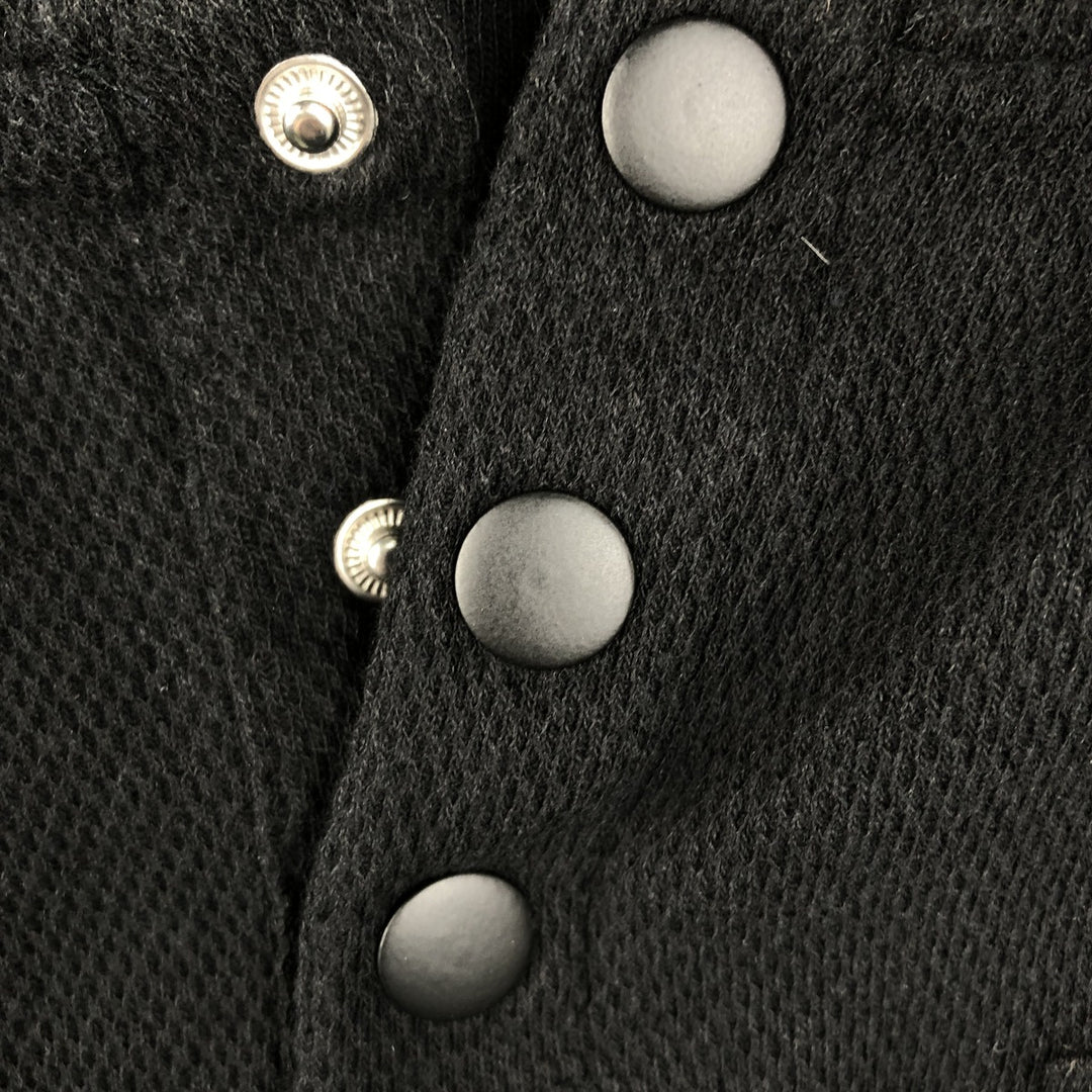 Carhartt Relaxed Fit Henley Neck Thermal Long Tee, Honeycomb, Men's Size M cotton black type Vintage Second Hand