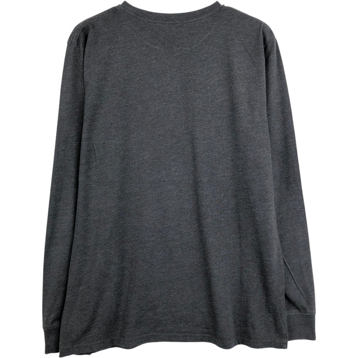 Carhartt Long-Sleeve T-Shirt (Women's Size L) cotton Charcoal Vintage Second Hand