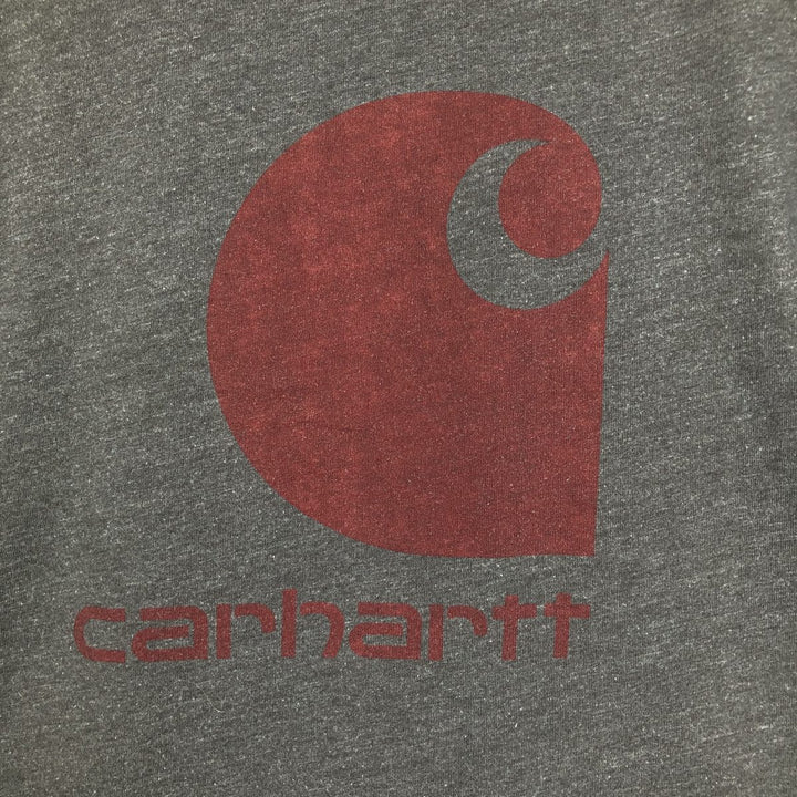 Carhartt Long-Sleeve T-Shirt (Women's Size L) cotton Charcoal Vintage Second Hand