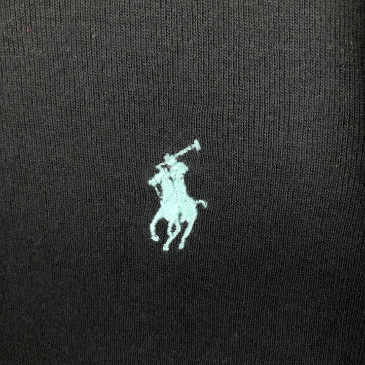Ralph Lauren RALPH LAUREN SPORT Long T-shirt Long T Women's XL size cotton black type Vintage Second Hand