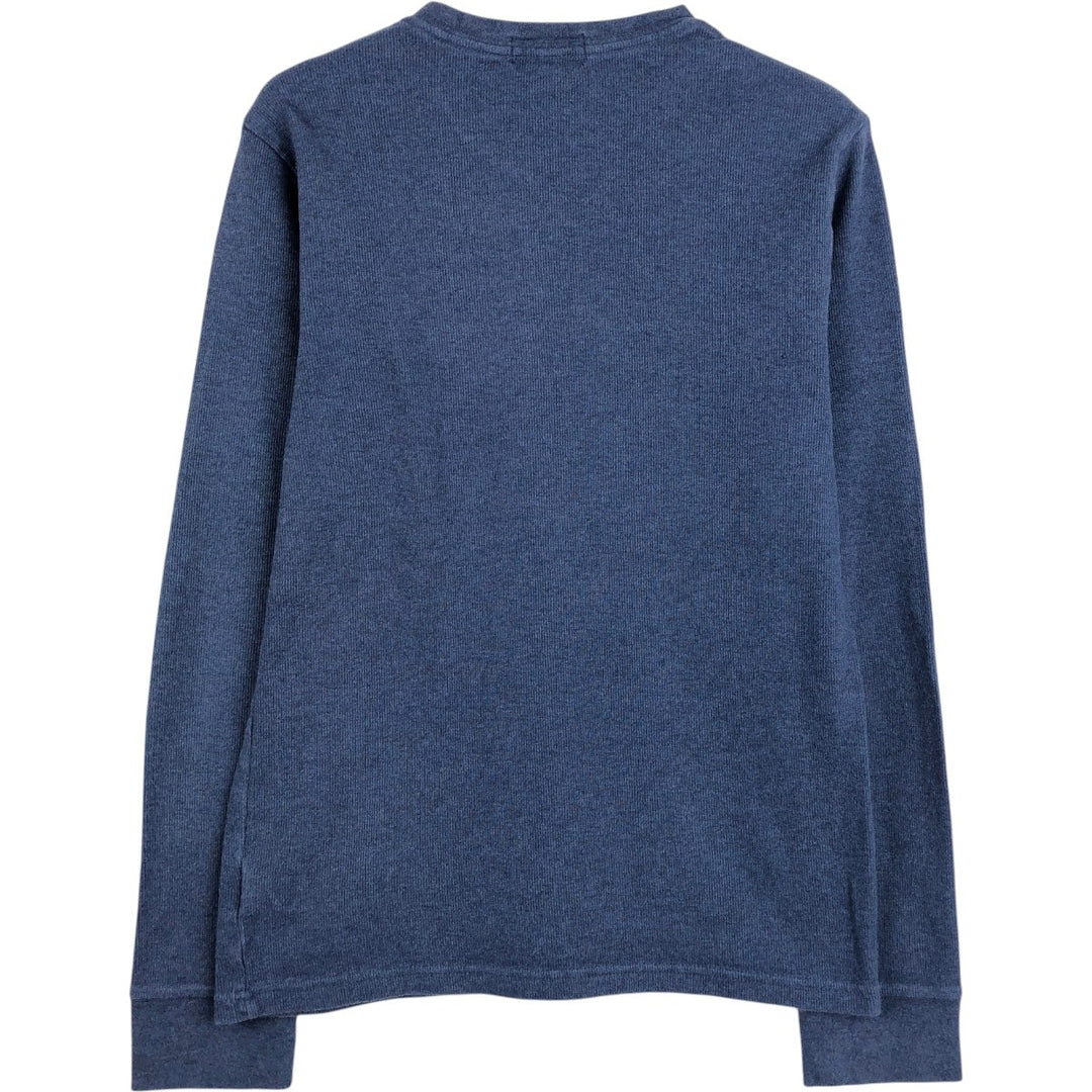 Ralph Lauren POLO RALPH LAUREN long-sleeved T-shirt, women's size M cotton Navy blue Vintage Second Hand