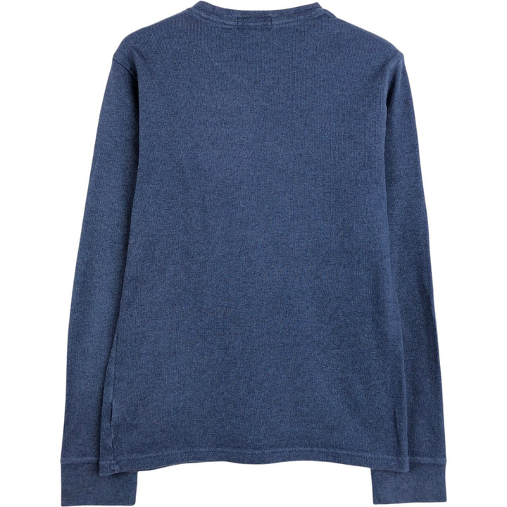 Ralph Lauren POLO RALPH LAUREN long-sleeved T-shirt, women's size M cotton Navy blue Vintage Second Hand