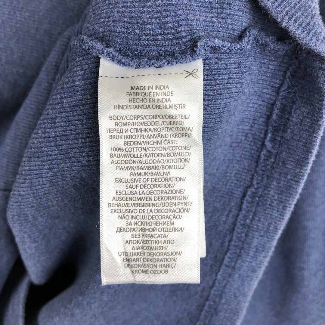 Ralph Lauren POLO RALPH LAUREN long-sleeved T-shirt, women's size M cotton Navy blue Vintage Second Hand