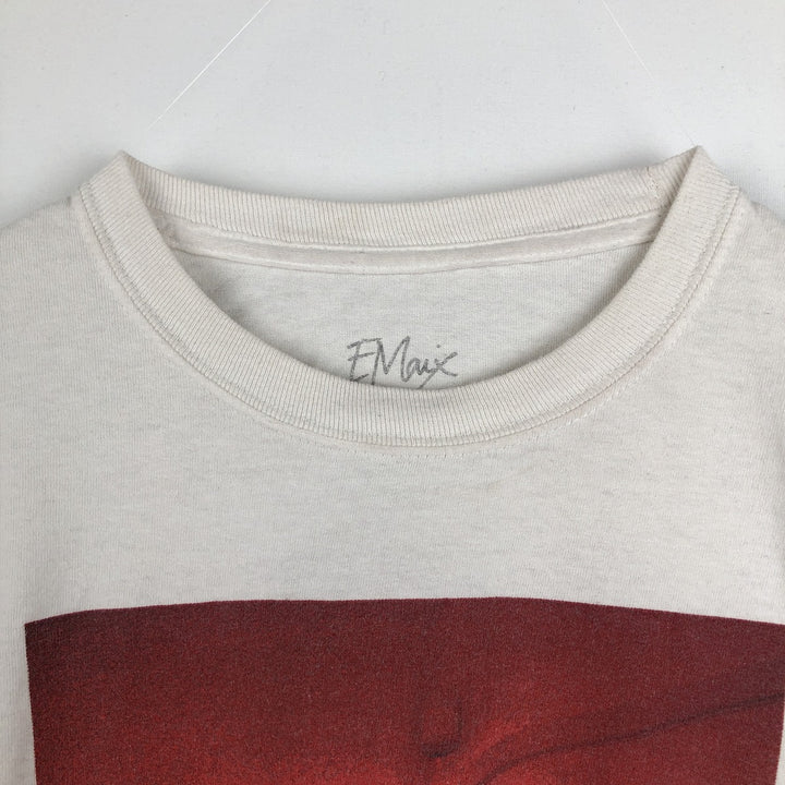 ELLA MAI Long-Sleeve Wrap T-Shirt (Women's XL equivalent) cotton white type Vintage Second Hand