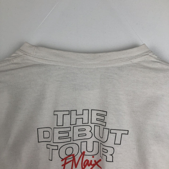 ELLA MAI Long-Sleeve Wrap T-Shirt (Women's XL equivalent) cotton white type Vintage Second Hand