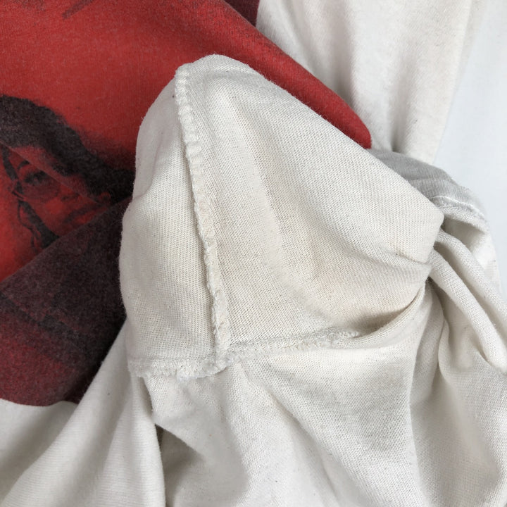 ELLA MAI Long-Sleeve Wrap T-Shirt (Women's XL equivalent) cotton white type Vintage Second Hand