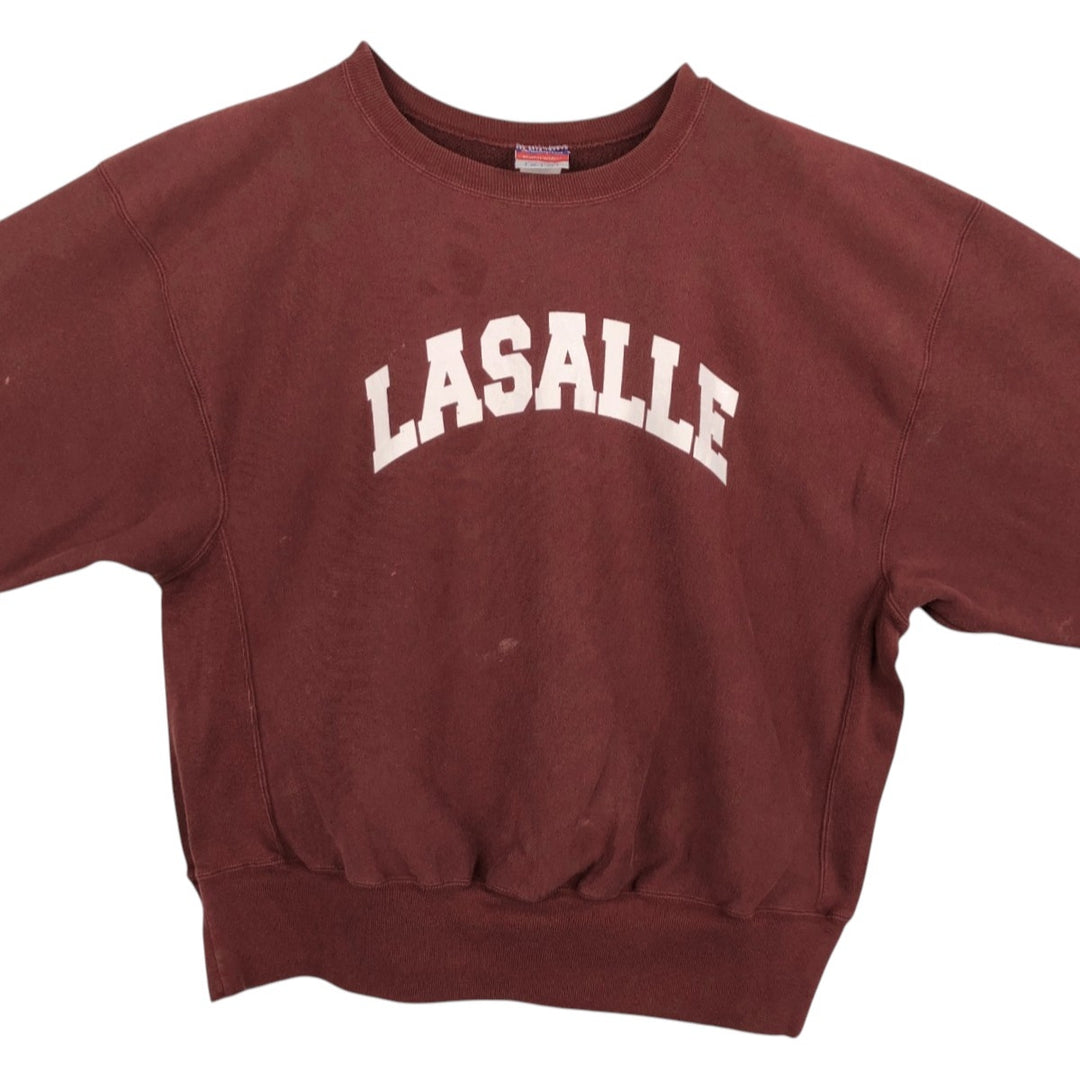 Champion REVERSE WEAVE Reverse Weave College Sweatshirt Trainer Men's XL cotton red type reddish brown Vintage Second Hand