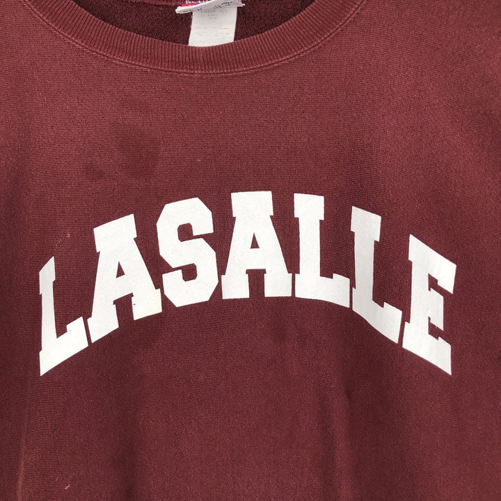 Champion REVERSE WEAVE Reverse Weave College Sweatshirt Trainer Men's XL cotton red type reddish brown Vintage Second Hand