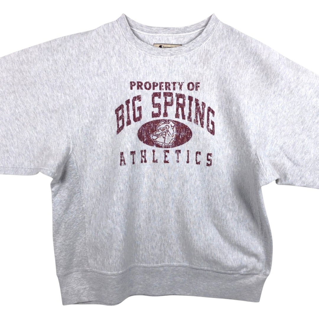 00'S Champion PREMIUM REVERSE WEAVE Premium Reverse Weave Sweatshirt Trainer Men's XL size unclear gray type Vintage Second Hand
