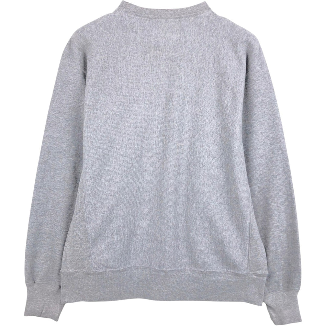 2000'S Champion Premium Reverse Weave College Sweatshirt, Men's Size Medium cotton gray type Vintage Second Hand