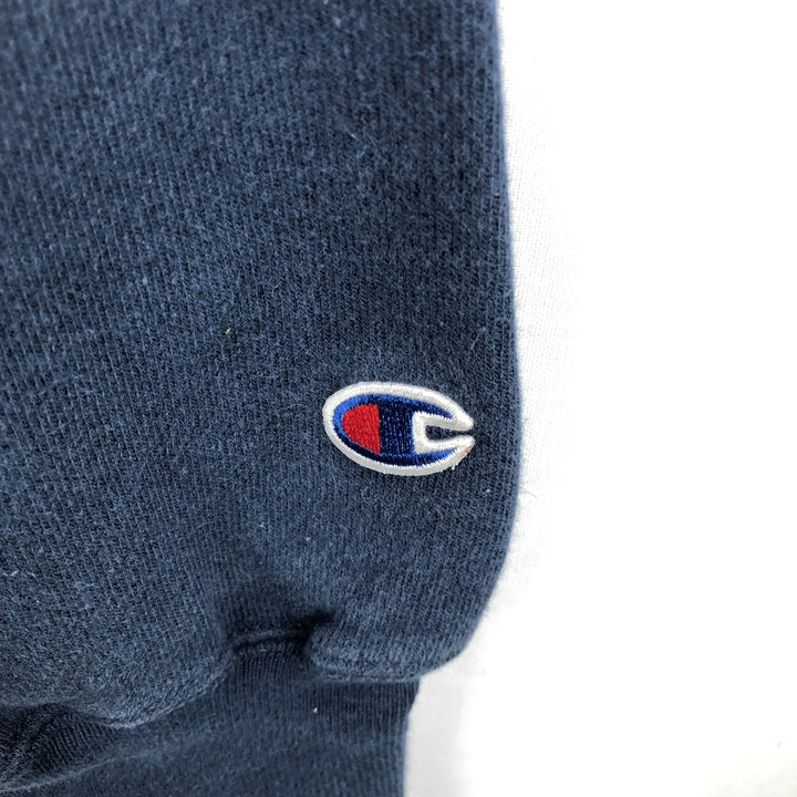 2000'S Champion Premium Reverse Weave Sweatshirt, Men's XL cotton navy blue type Vintage Second Hand