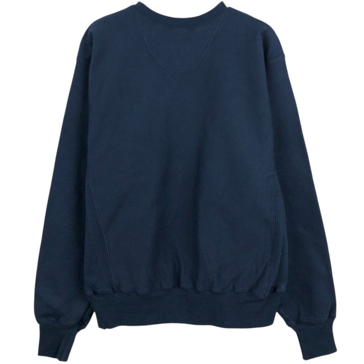 Champion PREMIUM REVERSE WEAVE Sweatshirt (Men's Size S) cotton navy blue type Vintage Second Hand