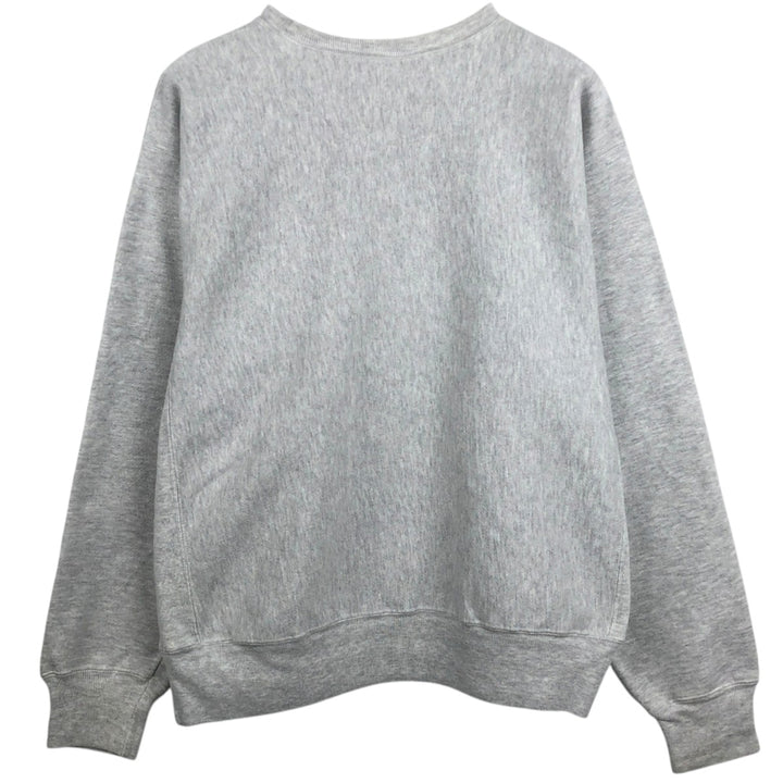 00'S Champion Premium Reverse Weave Advertising Sweatshirt Trainer Men's XL unclear gray type Vintage Second Hand