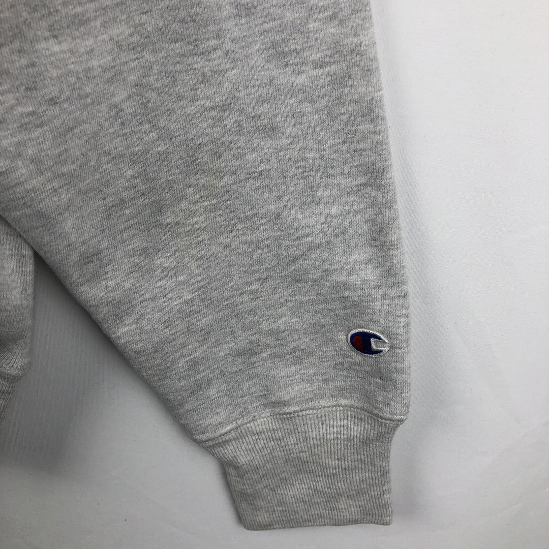 00'S Champion Premium Reverse Weave Advertising Sweatshirt Trainer Men's XL unclear gray type Vintage Second Hand