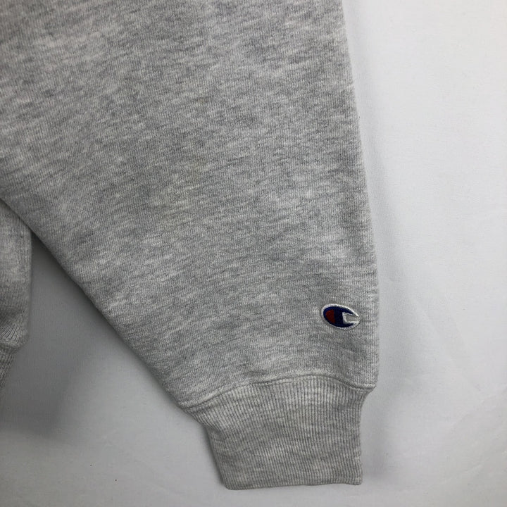 00'S Champion Premium Reverse Weave Advertising Sweatshirt Trainer Men's XL unclear gray type Vintage Second Hand
