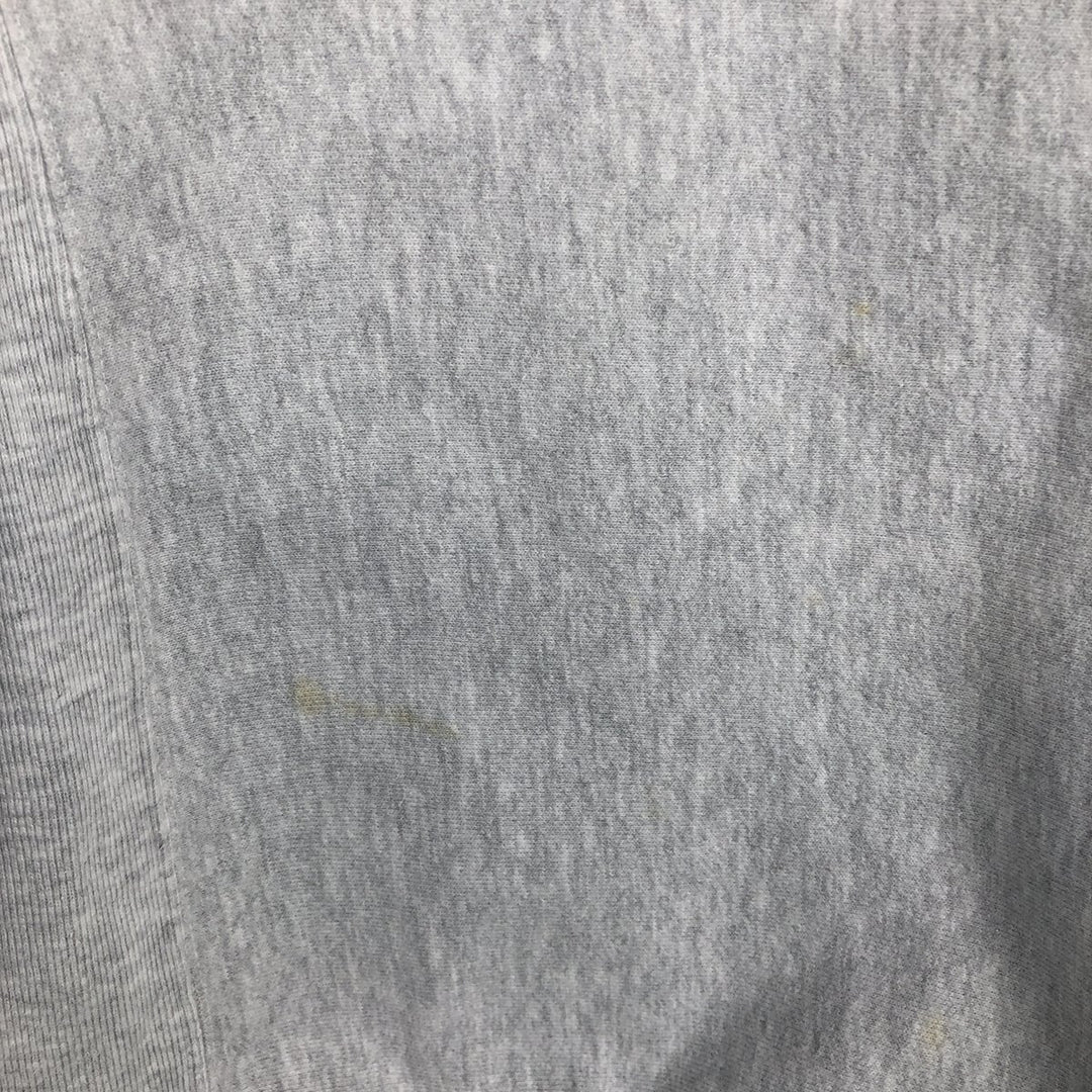 00'S Champion Premium Reverse Weave Advertising Sweatshirt Trainer Men's XL unclear gray type Vintage Second Hand