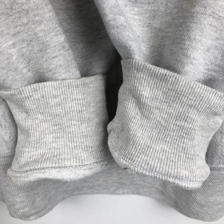 00'S Champion Premium Reverse Weave Advertising Sweatshirt Trainer Men's XL unclear gray type Vintage Second Hand