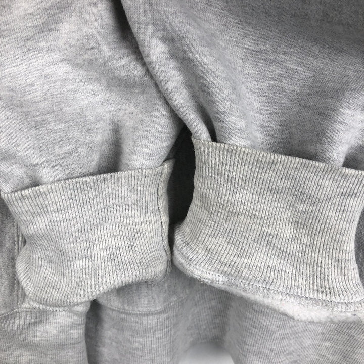 00'S Champion Premium Reverse Weave Advertising Sweatshirt Trainer Men's XL unclear gray type Vintage Second Hand