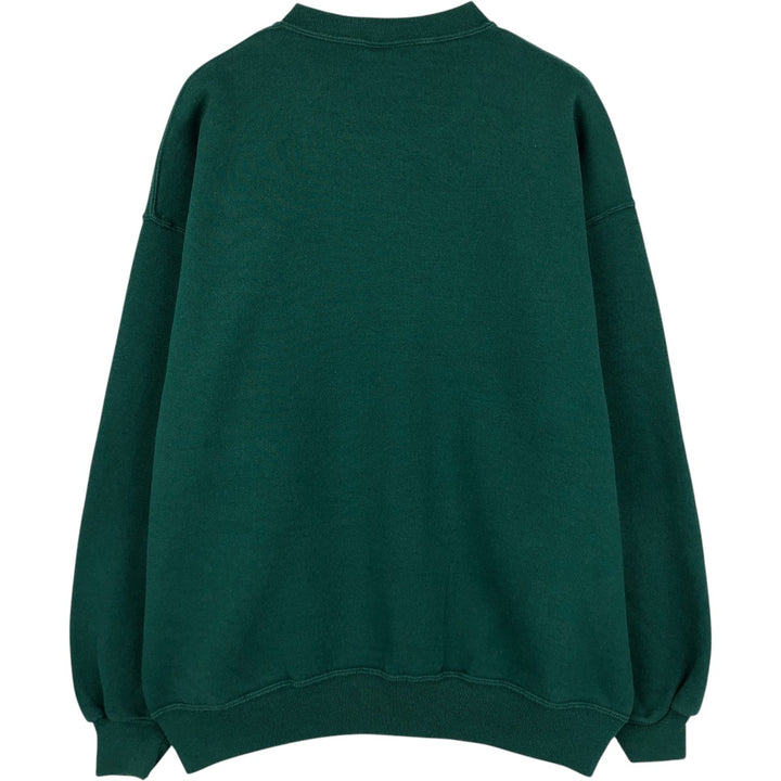 90'S Russell IOWA University of Iowa College Sweatshirt, Made in USA, Men's XL equivalent, Vintage cotton green type Vintage Second Hand