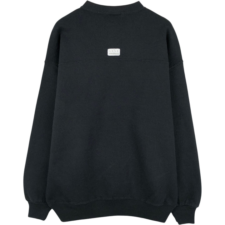 90'S GEAR College Sweatshirt, Made in USA, Men's XL, Vintage cotton black type Vintage Second Hand