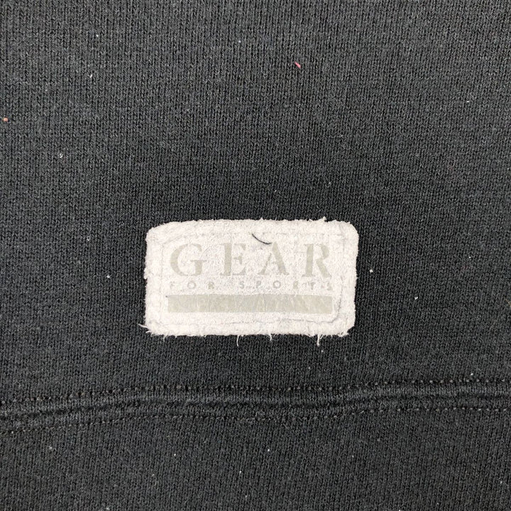 90'S GEAR College Sweatshirt, Made in USA, Men's XL, Vintage cotton black type Vintage Second Hand