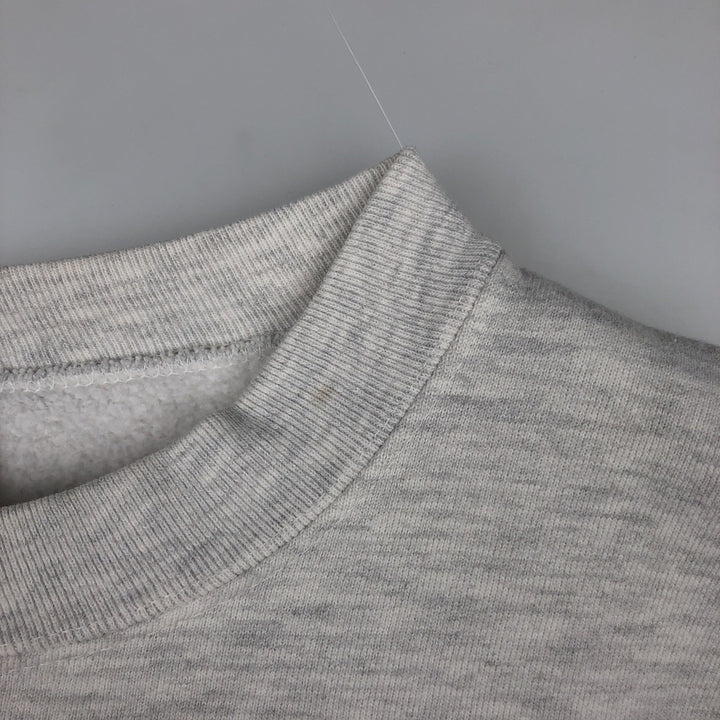 90'S Cotton Deluxe University of Michigan College Sweatshirt, Made in USA, Men's Size L (Equivalent), Vintage cotton gray type Vintage Second Hand