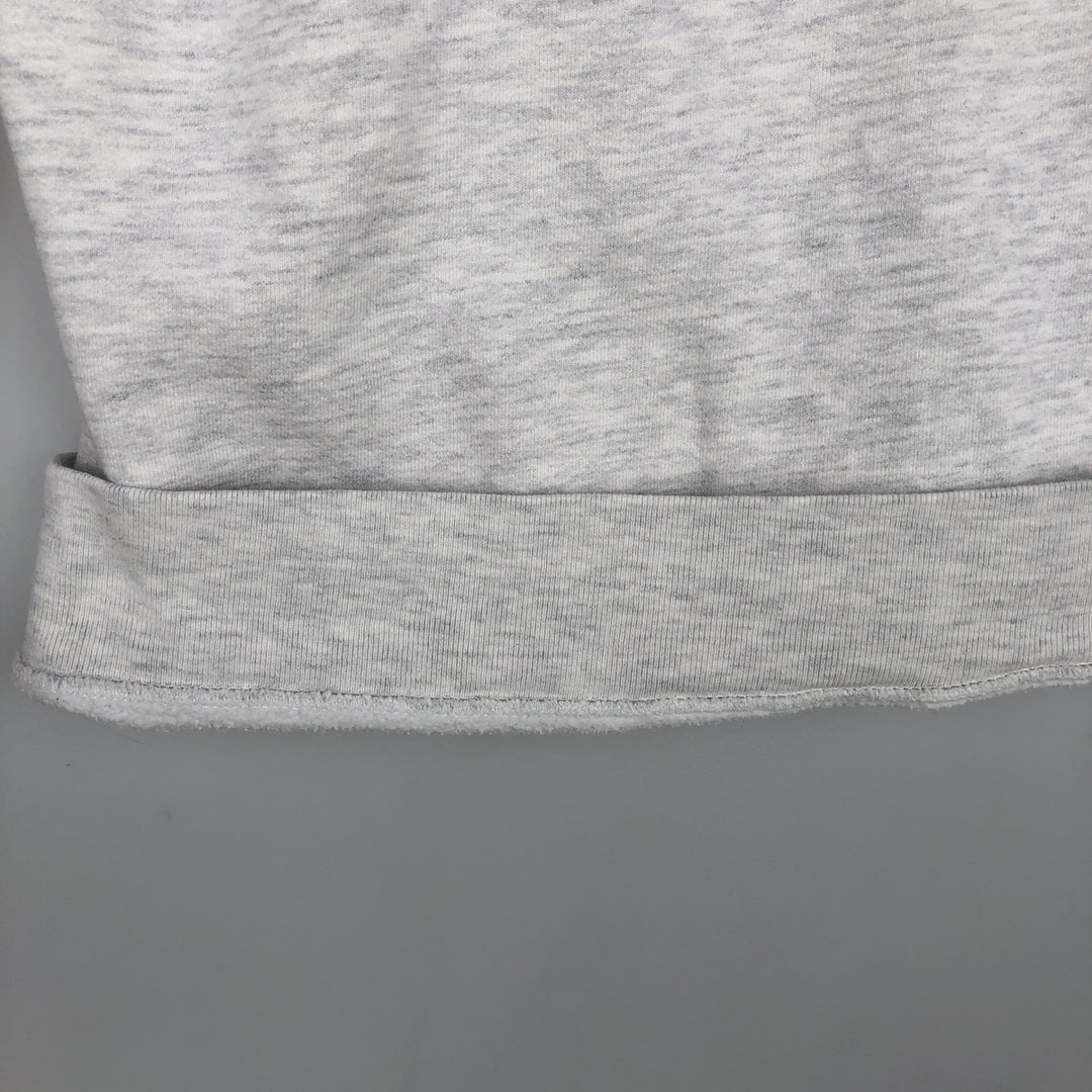 90'S Cotton Deluxe University of Michigan College Sweatshirt, Made in USA, Men's Size L (Equivalent), Vintage cotton gray type Vintage Second Hand