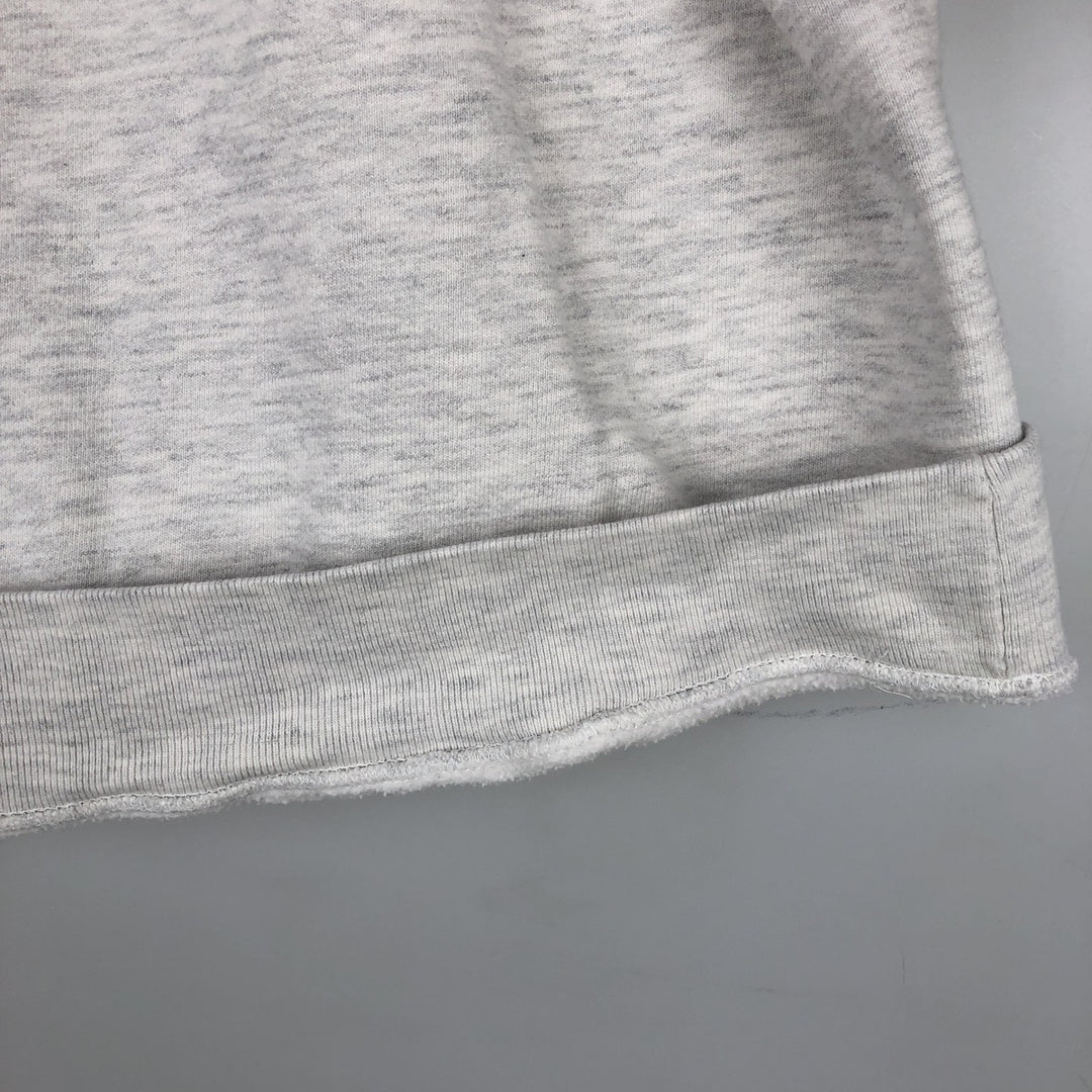 90'S Cotton Deluxe University of Michigan College Sweatshirt, Made in USA, Men's Size L (Equivalent), Vintage cotton gray type Vintage Second Hand