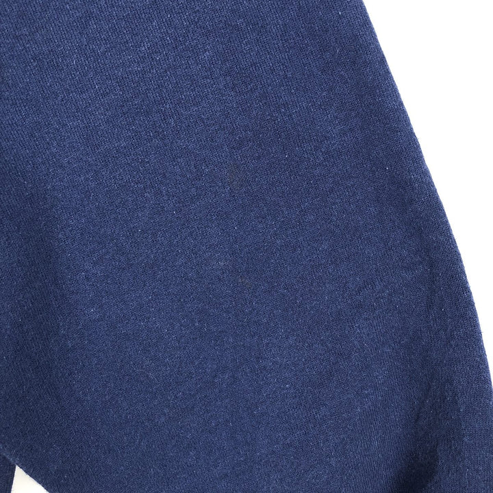 80'S Hanes University of Michigan Triple Print College Sweatshirt, Made in USA, Men's XL (approx.) Vintage cotton navy blue type Vintage Second Hand