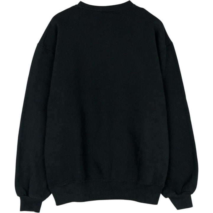 90'S Russell College Sweatshirt, Made in USA, Men's L, Vintage cotton black type Vintage Second Hand